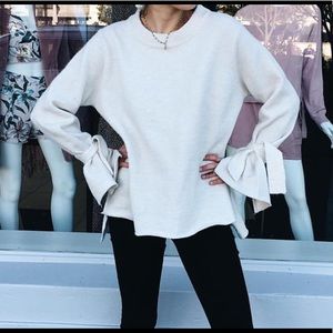 Zara cream knit sweater